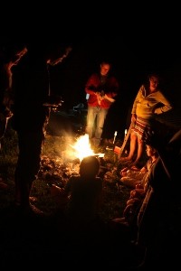 kampvuur bergtoppers